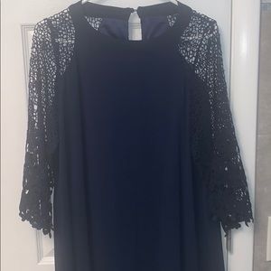 Navy Blue Shift Dress